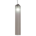 Tubes Pendant - Nickel / Smoky