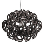 Giogali Pendant - Chrome / Black