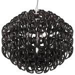 Giogali Pendant - Chrome / Black