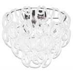 Giogali Ceiling Light - Chrome / White