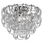Giogali Ceiling Light - Chrome / Transparent