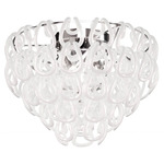 Giogali Ceiling Light - Chrome / White