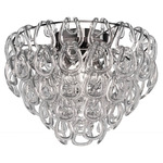 Giogali Ceiling Light - Chrome / Transparent