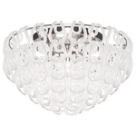 Giogali Ceiling Light - Chrome / White