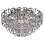 Giogali Ceiling Light - Chrome / Transparent