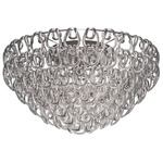 Giogali Ceiling Light - Chrome / Transparent