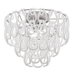 Minigiogali Ceiling Light - Chrome / White
