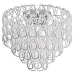 Minigiogali Ceiling Light - Chrome / White