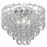 Minigiogali Ceiling Light - Chrome / Transparent