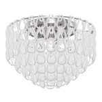 Minigiogali Ceiling Light - Chrome / White