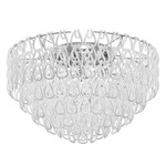 Minigiogali Ceiling Light - Chrome / White