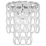 Minigiogali Wall Sconce - Chrome / White