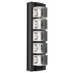 Tessera Outdoor Wall Light - Textured Black / Tessera Orb Cast Glass