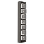 Tessera Outdoor Wall Light - Statuary Bronze / Tessera Pave Cast Glass