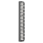 Tessera Outdoor Wall Light - Argento Grey / Tessera Orb Cast Glass