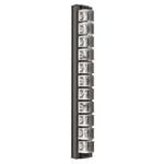 Tessera Outdoor Wall Light - Statuary Bronze / Tessera Orb Cast Glass