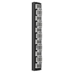 Tessera Outdoor Wall Light - Textured Black / Tessera Tetro Cast Glass