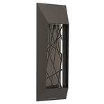 Nightfall Outdoor Dark Sky Wall Light - Statuary Bronze / Euclid Motif
