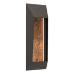 Nightfall Outdoor Dark Sky Wall Light - Statuary Bronze / Sienna Slate