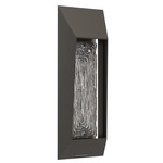 Nightfall Outdoor Dark Sky Wall Light - Statuary Bronze / Linea Cast Glass