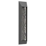Nightfall Outdoor Dark Sky Wall Light - Argento Grey / Euclid Motif