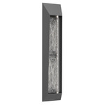 Nightfall Outdoor Dark Sky Wall Light - Argento Grey / Linea Cast Glass