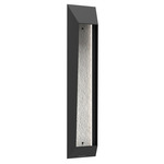 Nightfall Outdoor Dark Sky Wall Light - Textured Black / Bianco Marble