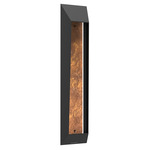 Nightfall Outdoor Dark Sky Wall Light - Textured Black / Sienna Slate