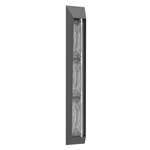 Nightfall Outdoor Dark Sky Wall Light - Argento Grey / Linea Cast Glass