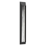 Nightfall Outdoor Dark Sky Wall Light - Textured Black / Zebrano Marble