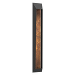 Nightfall Outdoor Dark Sky Wall Light - Textured Black / Sienna Slate