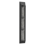 Nightfall Outdoor Dark Sky Wall Light - Textured Black / Linea Cast Glass