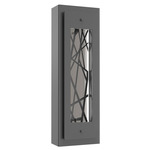 Twilight Outdoor Dark Sky Wall Light - Argento Grey / Euclid Motif