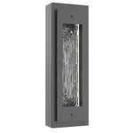 Twilight Outdoor Dark Sky Wall Light - Argento Grey / Linea Cast Glass