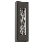Twilight Outdoor Dark Sky Wall Light - Statuary Bronze / Tidal Cast Glass