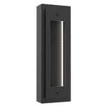 Twilight Outdoor Dark Sky Wall Light - Textured Black / Euclid Motif