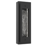 Twilight Outdoor Dark Sky Wall Light - Textured Black / Linea Cast Glass