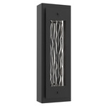 Twilight Outdoor Dark Sky Wall Light - Textured Black / Tidal Cast Glass