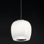 Implode Pendant - White / White