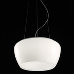 Implode Wide Pendant - White / White