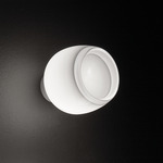 Implode Spot Wall / Ceiling Light - White / White