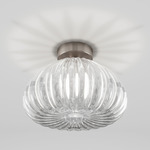 Diamante Ceiling Light - Nickel / Crystal