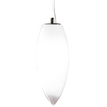 Baco Pendant - Nickel / White