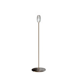 Damasco Floor Lamp - Nickel / Crystal