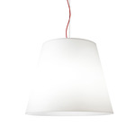 Amax Pendant - Chrome / White