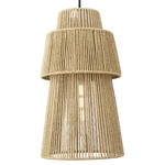 Twill Pendant - Matte Black / Natural