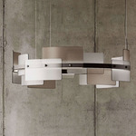 Halo Pendant - Matte Grey / Teak