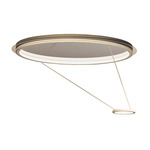 Loop Ceiling Light - Matte Champagne / Mirror