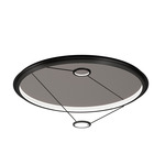 Loop Ceiling Light - Matte Midnight Grey / Mirror