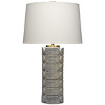 Wright Table Lamp - Light Blue / White